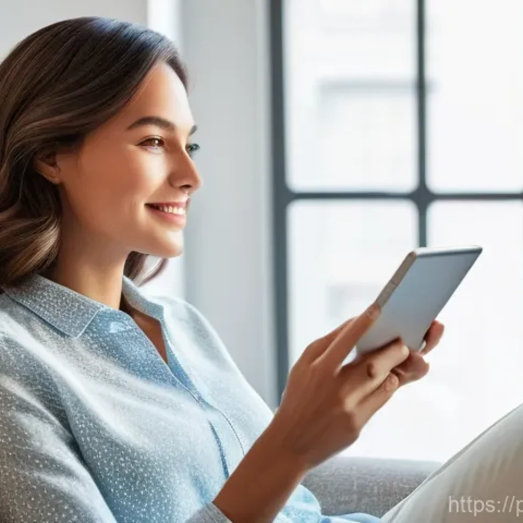 하이퍼 퍼스널라이제이션을 위한 브랜드 전략 - **Prompt 1: The Personalized Connection**
    "A young adult woman, dressed in a comfortable yet sty...