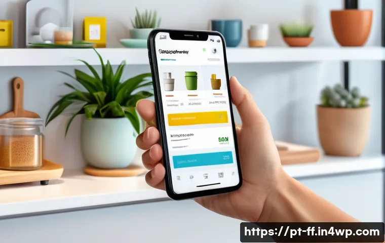 하이퍼 퍼스널라이제이션과 고객의 기대 변화 - A modern e-commerce scene showing a diverse Brazilian customer browsing an online store on a sleek s...