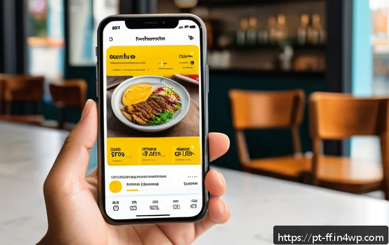하이퍼 퍼스널라이제이션의 글로벌 사례 - A modern Brazilian delivery app interface displayed on a smartphone held by a young adult in a vibra...